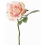 Kunstblume Rose NIKOLETA, rosa-creme, 30cm, Ø12cm