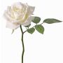 Kunstblume Rose NIKOLETA, weiß, 30cm, Ø12cm
