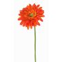 Gerbera künstlich HELLI, orange, 65cm, Ø12cm