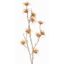 Künstlicher Zaubernuss Zweig XYLA, Blüten, orange-gelb, 70cm, Ø6cm