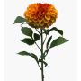 Textilblume Pompon-Dahlie MILEYA, orange, 75cm, Ø12cm