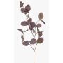 Kunstzweig Eukalyptus MAXEN mit Früchten, violett-grau, 75cm