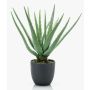 Künstliche Aloe Vera EVELIO im Dekotopf, 35cm