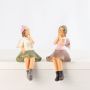 Kantenhocker Engel Figur DEMY, bunt, 14cm - Figur nicht wählbar!