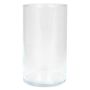 Blumen Zylinder Vase SANYA OCEAN aus Glas, klar, 20cm, Ø11,6cm