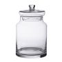 Bonboniere MILLY mit Deckel, Glas, klar, 18cm, Ø11,5cm