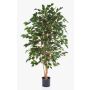 Künstlicher Ficus Benjamina THIAGO, Naturstämme, schwer brennbar, grün, 150cm