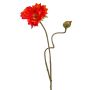 Kunstblume Mohnblume HASNA, rot-orange, 75cm, Ø11cm