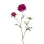 Deko Zweig Scabiosa MARUA, violett, 80cm