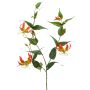 Große Kunstblume Gloriosa WARIS orange-gelb, 120cm