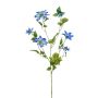 Große Kunstblume Clematis HIKARI, blau, 110cm, Ø5-14cm