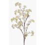 Große Kunstblume Kirschblütenzweig GIMA mit Blüten, creme-gelb, 120cm
