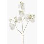 Künstliche Blume Duftwicke KANZI, weiß, 75cm, Ø4-7cm