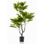Künstlicher Feigenbaum TAPIWA mit Früchten, Kunststamm, grün, 95cm