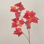 Kunst Ahornzweig PORTREE, rot, 90cm