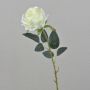 Künstliche Rose ELEAZAR, weiß, 65cm, Ø9cm