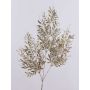 Deko Vogelbeeren Zweig CAZENAC, Früchte, Glitzer, champagner, 75cm