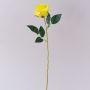 Kunstblume Rose SEENSA, gelb, 60cm, Ø7cm