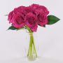 Künstlicher Rosenstrauß GAUTAM, pink, 25cm, Ø15cm