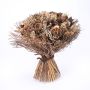 Trockenblumen Strauß ZACHARY, Fruchtkapseln, Schoten, braun, 27cm, Ø29,5cm