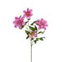 Künstlicher Zweig Clematis DALERIA, rosa, 80cm