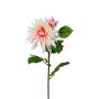 Dekoblume Dahlie REMIANA, creme-rosa, 70cm
