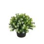 Kunstblume Fingerkraut ISLARA im Dekotopf, weiß, 17cm