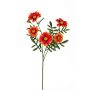 Kunst Zweig Tagetes patula GILVERA, orange-gelb, 70cm