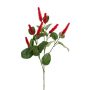 Künstlicher Zweig Duftnessel ALEIHNA, rot, 70cm