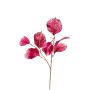 Kunst Zweig Magnolie KANNIA, pink-gold, 65cm