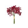 Kunstblumen Schleierkraut Bund LITAGO, cerise, 28cm