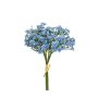 Kunstblumen Schleierkraut Bund LITAGO, blau, 28cm