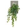 Kunstpflanze Efeu ILVENIA, buschig, hängend, Steckstab, grün, 40cm
