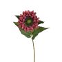 Textilblume Sonnenblume ASELINA, dunkelrot, 60cm