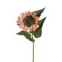 Textilblume Sonnenblume ASELINA, lachs, 60cm
