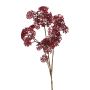 Kunstzweig Schafgarbe ALVESSIA, dunkelrot, 90cm