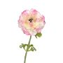 Kunst Ranunkel KAROMINA, rosa-creme, 50cm