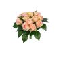 Kunstblumenstrauß Rosenbund MAVIKIA, rosa, 24cm