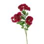 Kunst Zweig Sedum spectabile SHAIMAL mit Blüten, cerise, 55cm