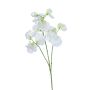 Kunst Zweig Lathyrus latifolius GAVERIA, weiß, 70cm