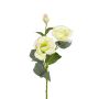 Kunst Zweig Lisianthus UPIONA, weiß, 70cm
