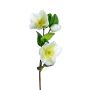 Deko Zweig Christrose SAIDANA, weiß, 35cm