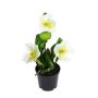 Textilblume Christrose AYANAME, weiß, 28cm