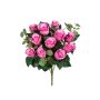 Künstliches Gesteck Rose Eukalyptus SHAIBELLE, Steckstab, dunkelrosa, 50cm