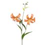 Kunst Zweig Tigerlilie ZAHORIA, orange, 75cm