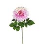 Dekoblume Dahlie ZURIANNA, lila-creme, 70cm