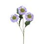 Kunst Zweig Scabiosa caucasica SIRENIE, lila, 70cm