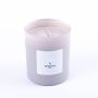 Duft Wachskerze MIREYA im Glas, Fireside, grau, 9,3cm, Ø7,9cm, 35h
