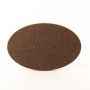Ovaler Press Untersetzer aus Kork MANARA, dunkel-natur, 33,5x22x2cm
