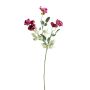 Kunstzweig Wildrose FOSETTA, Eco Collection, dunkelpink, 70cm, Ø3-5cm